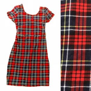Plaid Festive Dress